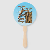 Wordplayでクリフハンガーのおもしろいよくはしゃぐ画像 ハンドファン (裏面)