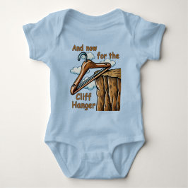Wordplayでクリフハンガーのおもしろいよくはしゃぐ画像 ベビーボディスーツ