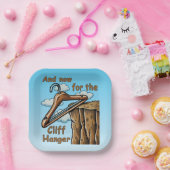 Wordplayでクリフハンガーのおもしろいよくはしゃぐ画像 ペーパープレート (パーティー)