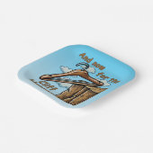 Wordplayでクリフハンガーのおもしろいよくはしゃぐ画像 ペーパープレート (傾斜あり)