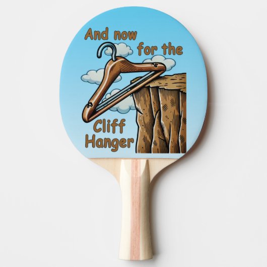 Wordplayでクリフハンガーのおもしろいよくはしゃぐ画像 卓球ラケット (正面)