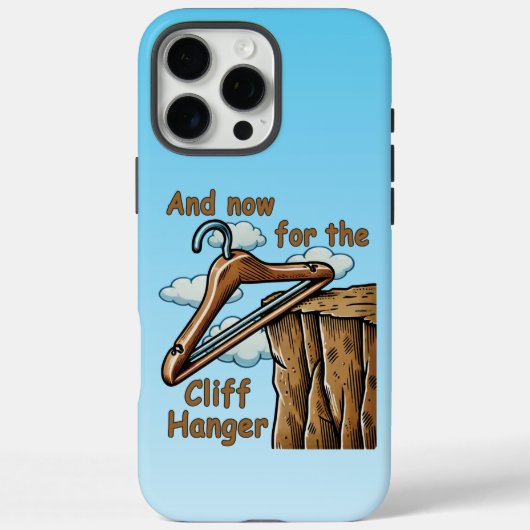 Wordplayでクリフハンガーのおもしろいよくはしゃぐ画像 Case-Mate iPhoneケース (裏面)