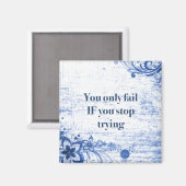 Wordsやる気を起こさせる引用文 |成功へのインスピレーション マグネット (正面/裏面)