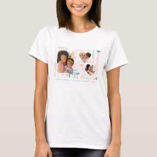 Words for 最高の Mom Ever Family Photo Collage Tシャツ
