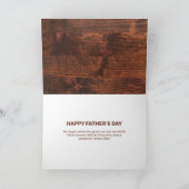 Words For #1パパHappy Father's Day Photo Collage カード (内部)