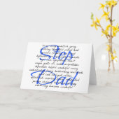 Words For a Stepパパ カード (黄色い花)