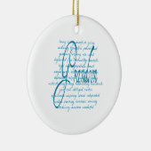 Words for Songth in Blue セラミックオーナメント (右)