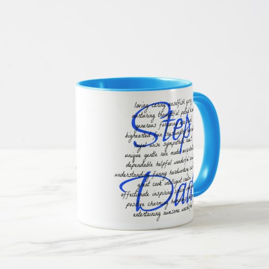 Words for Stepパパ マグカップ (正面右)