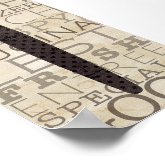 Words for the Kitchen ポスター (角)