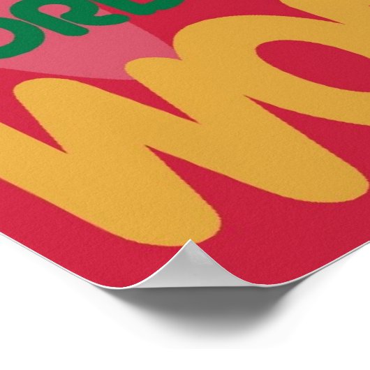 Words Matter （赤）ポスター ポスター (角)