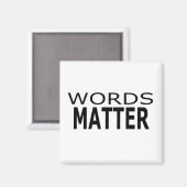 Words Matter Magnet マグネット (正面/裏面)