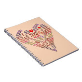 Words ofハートフォトノート ノートブック (右側)