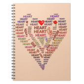 Words ofハートフォトノート ノートブック (正面)