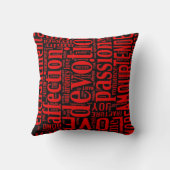 Words of Love Red クッション (裏面)