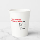 words of motivation 紙コップ (正面)