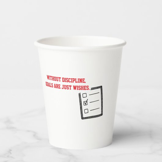 words of motivation 紙コップ (正面)