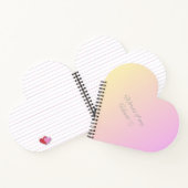 "words of my heart",Spiral Notebook ノートブック (内部)