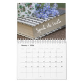 Words of Wisdom 2022 Calendar カレンダー (2月 2026)