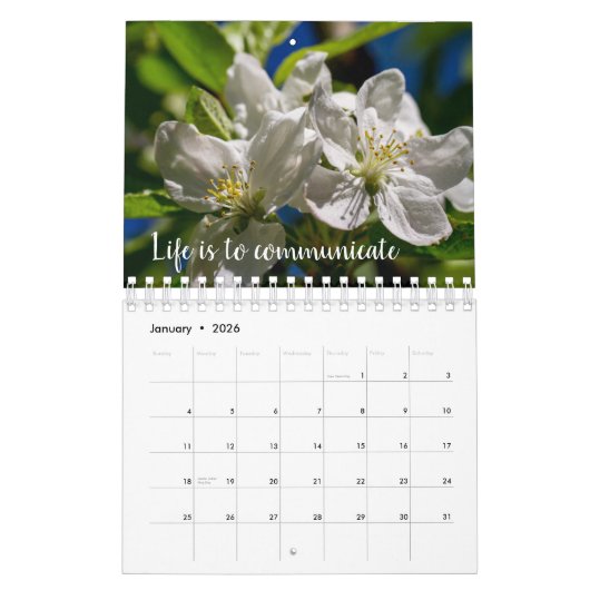 Words of Wisdom 2022 Calendar カレンダー (1月 2026)