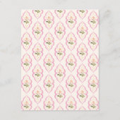 Words of Wisdom Baby Shower Advice Game Card ノートカード (裏面)