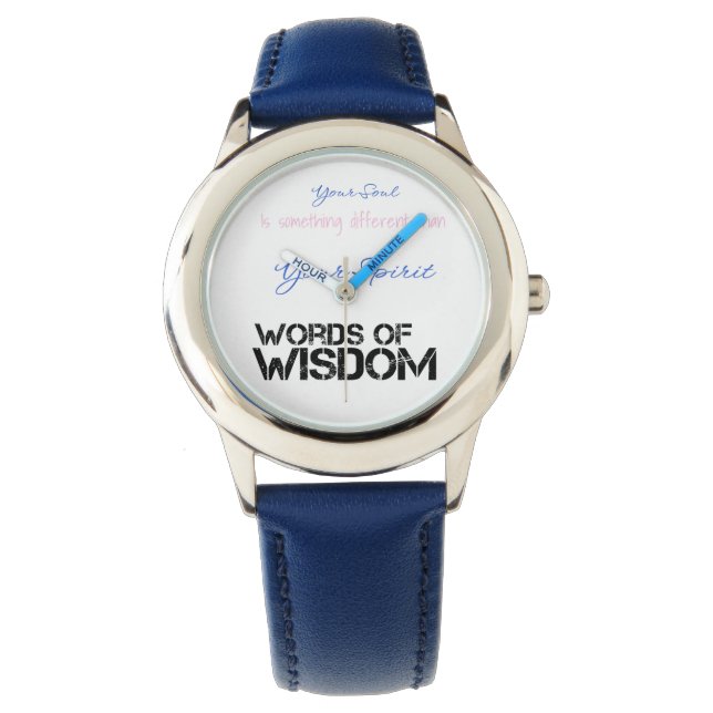 Words of Wisdom eWatch Horloge 腕時計 (正面)
