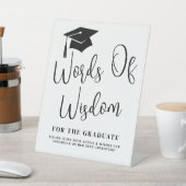 Words Of Wisdom Graduation Sign 台座サイン (インサイチュ)