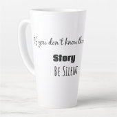 Words of Wisdom Latte Mok カフェラテマグ (左アングル)