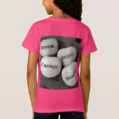 “Words That Shape Your Life” Tシャツ (裏面)