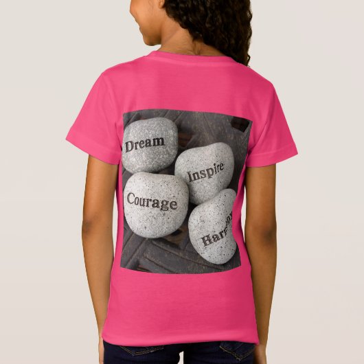 “Words That Shape Your Life” Tシャツ (裏面)
