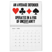 Words & Unwordsブリッジユーモアのあることわざ20XX カレンダー (3月 2026)