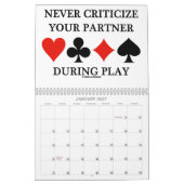 Words & Unwords Bridge Truisms Calendar カレンダー (1月 2027)