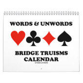 Words & Unwords Bridge Truisms Calendar カレンダー (カバー)
