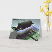 WordsEyeの挨拶状 カード (黄色い花)