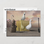 WordsEyeはがき ポストカード (正面/裏面)