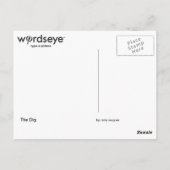 WordsEyeはがき ポストカード (裏面)