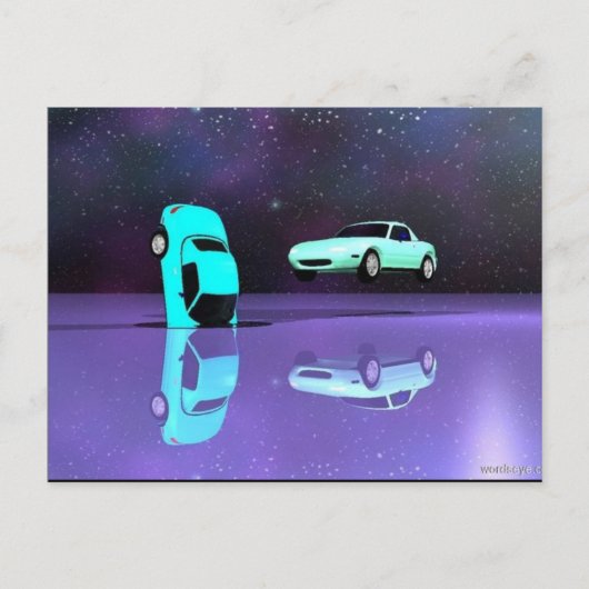 WordsEyeはがき ポストカード (正面)