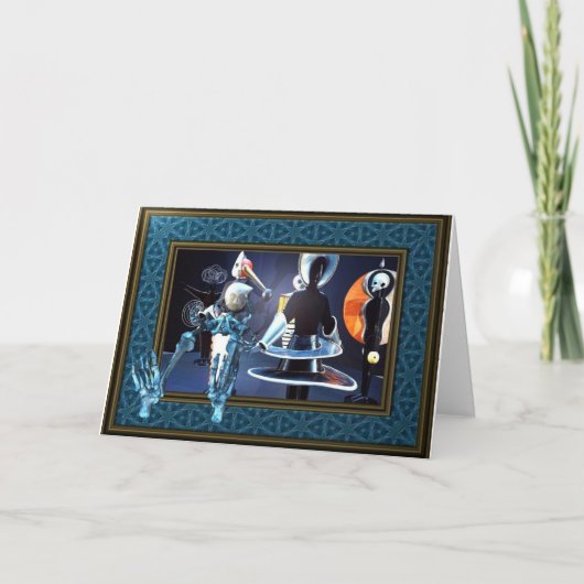 WordsEyeグリーティングカード カード (正面)