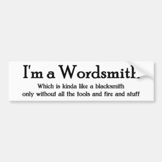 Wordsmith バンパーステッカー