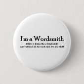 Wordsmith 缶バッジ (正面)