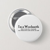 Wordsmith 缶バッジ (正面&裏面)