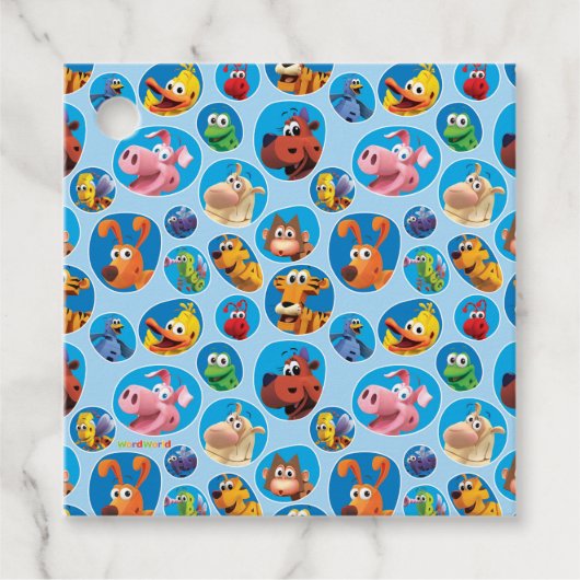 WordWorldパーティーラベル フェイバータグ (正面)