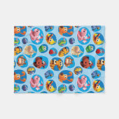 WordWorld毛布 フリースブランケット (正面(横))