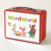 WordWorld WordFriendsのお弁当箱 メタルランチボックス (裏面)