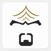 Worf Sticker スクエアシール (正面)