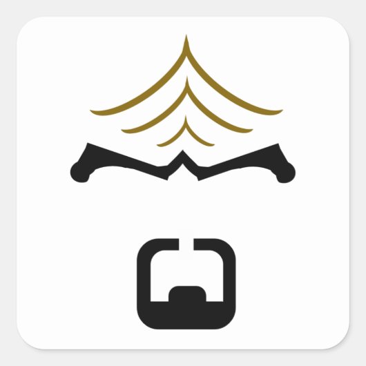 Worf Sticker スクエアシール (正面)