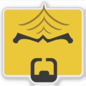 Worf Vinyl Sticker シール (正面)