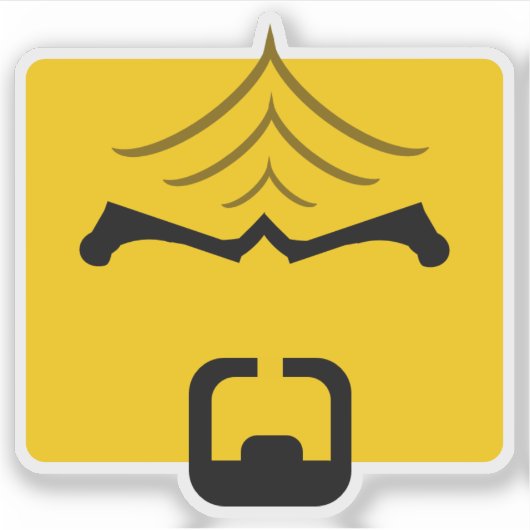 Worf Vinyl Sticker シール (正面)