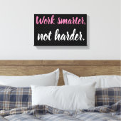 Work 頭が切れる, Not Harbed Wall Canvas Art キャンバスプリント (インサイチュ (寝室))