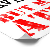 Work 食べ My Life Posterおもしろい ポスター (角)