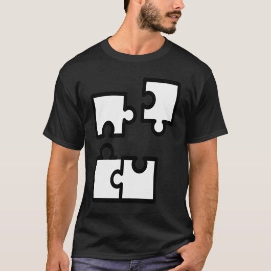 Work and life balance My Favourite hobby Puzzle Tシャツ (正面)